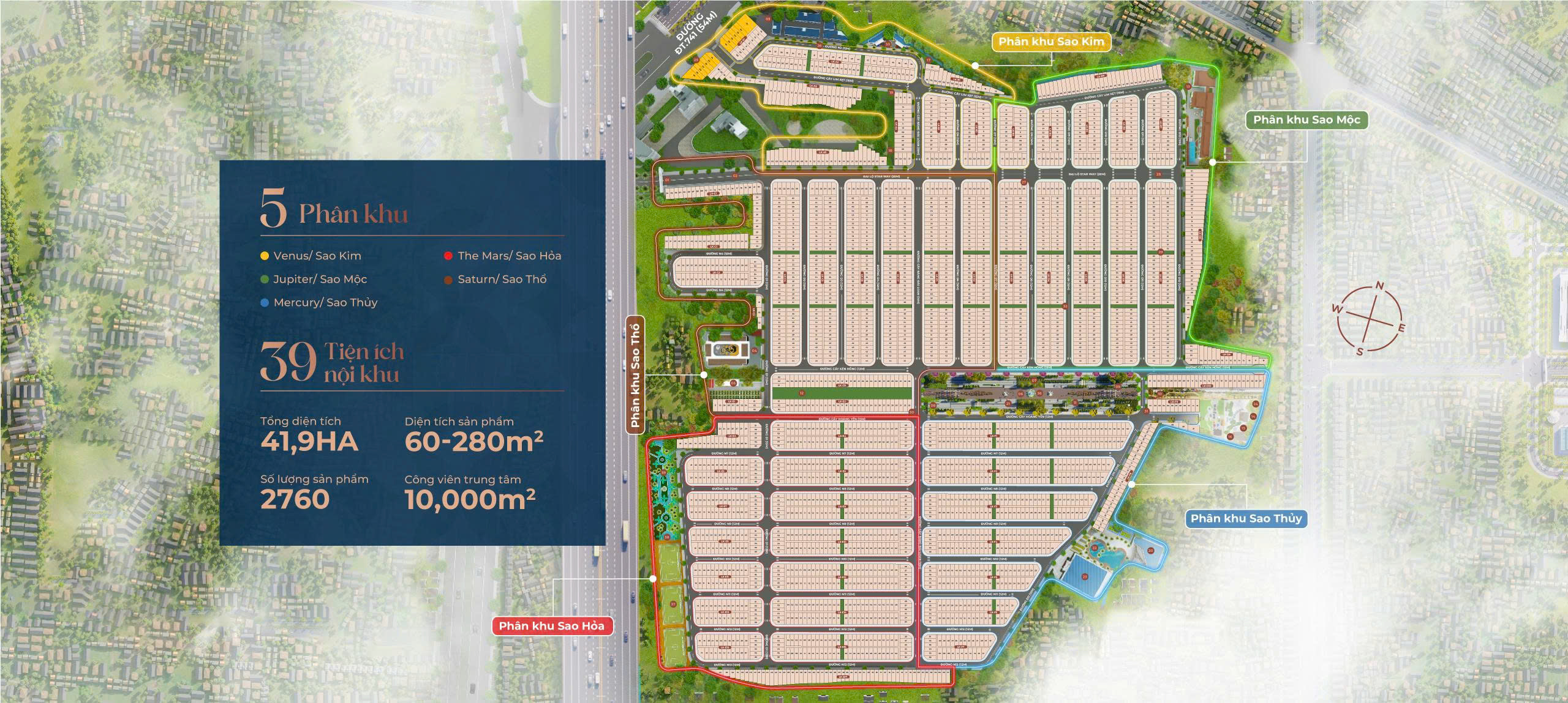 Mặt bằng khu đô thị Alana City